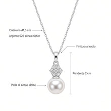 Carica l'immagine nel visualizzatore di Gallery, COLLANA PERLA REGINA
