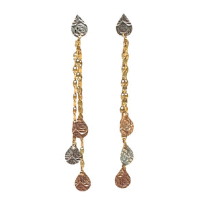 ORECCHINI GOCCE DIAMANTATE