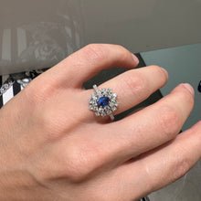 Carica l'immagine nel visualizzatore di Gallery, ANELLO MERAVIGLIA CON ZAFFIRO

