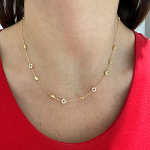 COLLANA CERCHI E OVALI