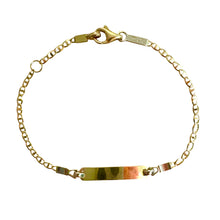 Carica l&#39;immagine nel visualizzatore di Gallery, BRACCIALE BATTESIMO PIASTRINA
