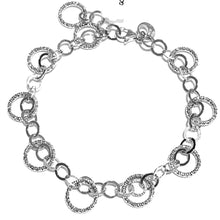 Carica l&#39;immagine nel visualizzatore di Gallery, BRACCIALE CERCHI DIAMANTATI
