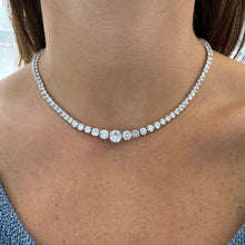 Carica l&#39;immagine nel visualizzatore di Gallery, COLLANA TENNIS SCALARE
