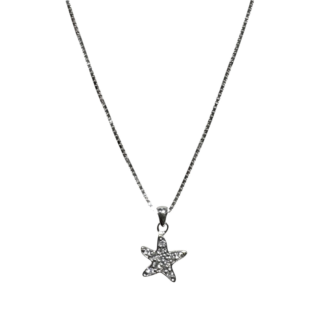 COLLANA STELLA MARINA CON DIAMANTI