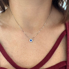 Carica l&#39;immagine nel visualizzatore di Gallery, COLLANA PUNTO LUCE MULTIPIETRA BLU
