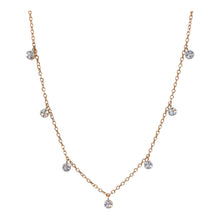 Carica l&#39;immagine nel visualizzatore di Gallery, COLLANA CHARM PUNTI LUCE IN ORO ROSA
