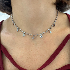 COLLANA STELLE PENDENTI