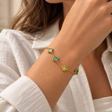 Carica l'immagine nel visualizzatore di Gallery, BRACCIALE SFUMATURE DI VERDE
