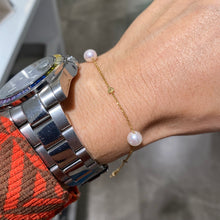 Carica l&#39;immagine nel visualizzatore di Gallery, BRACCIALE PERLE IN ORO GIALLO
