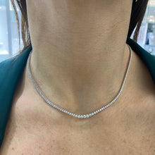 Carica l&#39;immagine nel visualizzatore di Gallery, COLLANA TENNIS DIAMANTI
