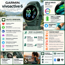 Carica l'immagine nel visualizzatore di Gallery, GARMIN VIVOACTIVE 6
