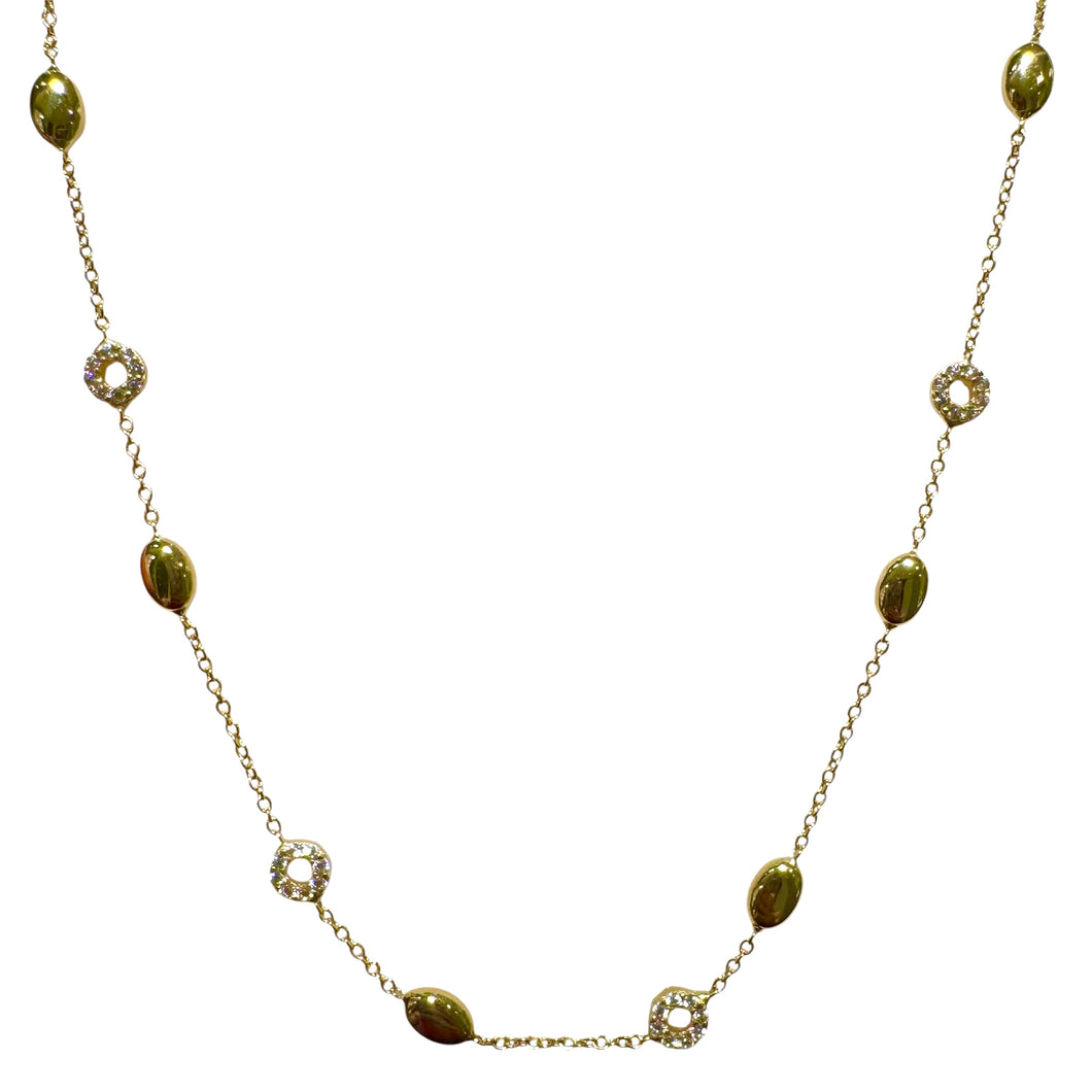 COLLANA CERCHI E OVALI