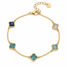 Carica l'immagine nel visualizzatore di Gallery, BRACCIALE SFUMATURE DI BLU
