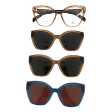Carica l'immagine nel visualizzatore di Gallery, OCCHIALE VISTA/SOLE CLIP ON - TRCA329

