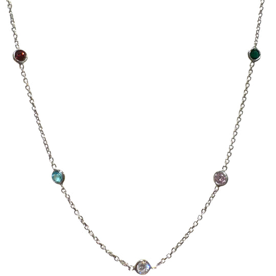 COLLANA PUNTI LUCE COLORATI