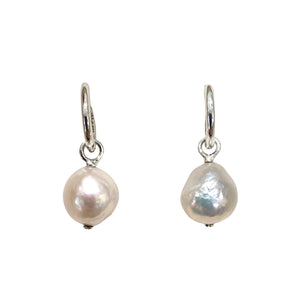 ORECCHINI CERCHIO CON PERLA