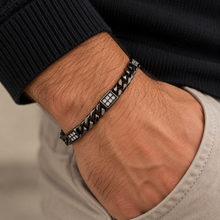 Carica l'immagine nel visualizzatore di Gallery, BRACCIALE IN ARGENTO BRUNITO SHINE
