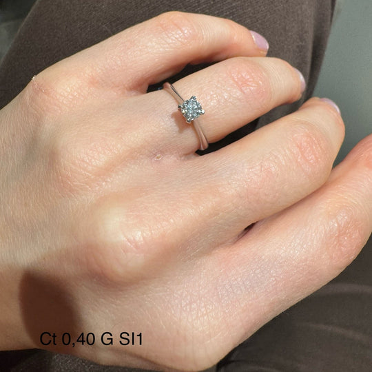 ANELLO SOLITARIO CLASSICO