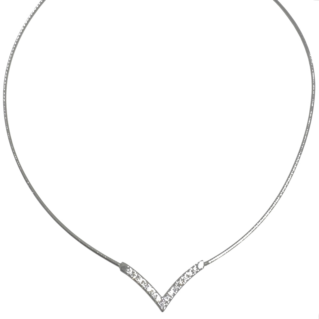 COLLANA RIGIDA A 'V'