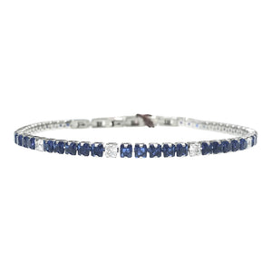 BRACCIALE TENNIS BLU