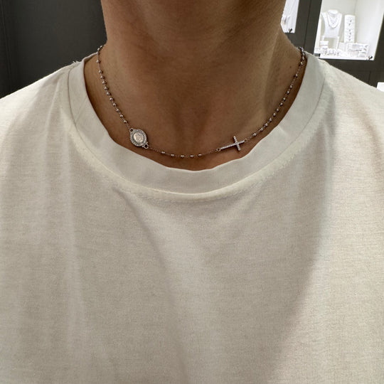 COLLANA ROSARIO BRILLANTE