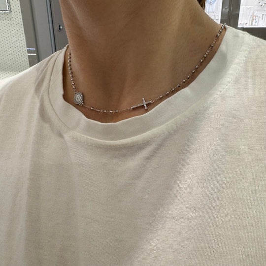 COLLANA ROSARIO BRILLANTE