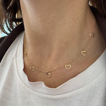 Carica l&#39;immagine nel visualizzatore di Gallery, COLLANA CUORI

