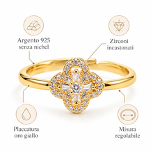 Carica l'immagine nel visualizzatore di Gallery, ANELLO CLOVER LIGHT
