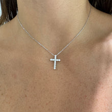 Carica l&#39;immagine nel visualizzatore di Gallery, COLLANA CROCE BRILLANTE
