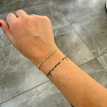 Carica l'immagine nel visualizzatore di Gallery, BRACCIALE MAGLIA DOPPIA ORO GIALLO
