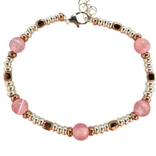 Carica l&#39;immagine nel visualizzatore di Gallery, BRACCIALE SELENITE ROSA
