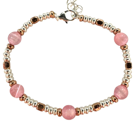 BRACCIALE SELENITE ROSA