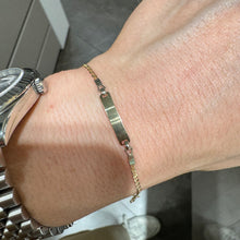 Carica l&#39;immagine nel visualizzatore di Gallery, BRACCIALE BATTESIMO PIASTRINA
