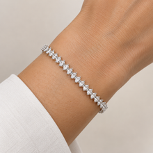 Carica l'immagine nel visualizzatore di Gallery, BRACCIALE TENNIS PIETRE MARQUISE

