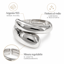 Carica l'immagine nel visualizzatore di Gallery, ANELLO ABBRACCIO
