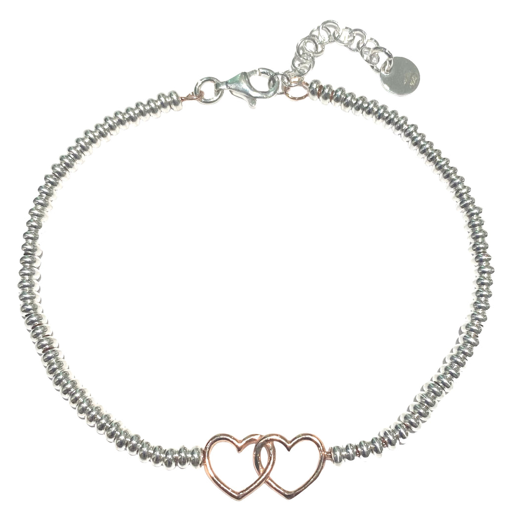 BRACCIALE DOPPIO CUORE