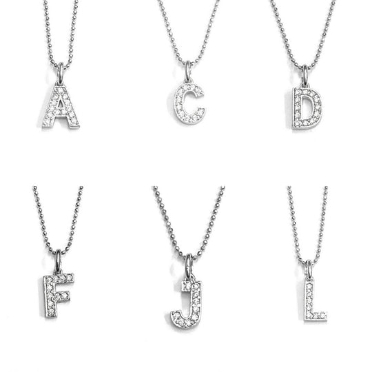 COLLANA INIZIALE  (varie opzioni di lettera)