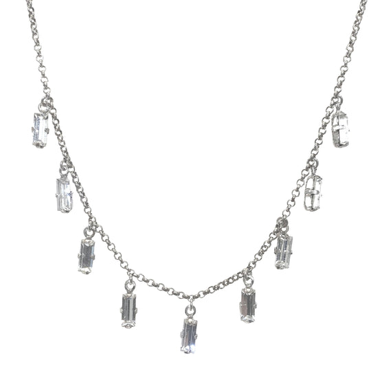 COLLANA CHAMR PUNTI LUCE BAGUETTE
