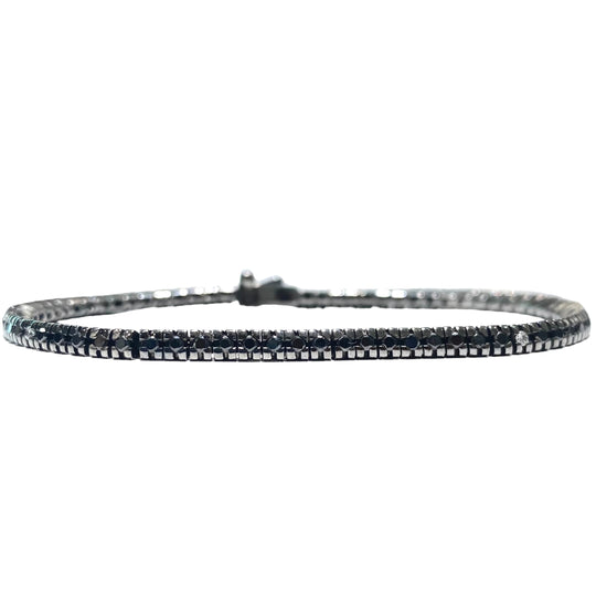 TENNIS IN DIAMANTI NERI E BIANCHI