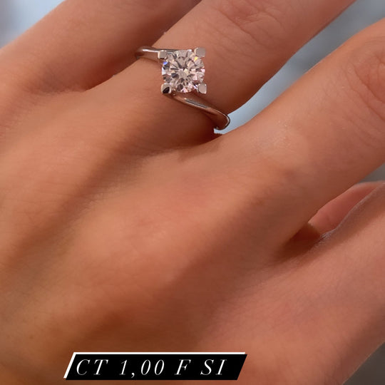 ANELLO SOLITARIO VALENTINO