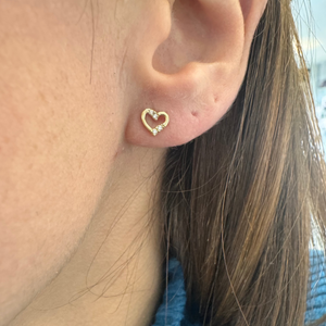 ORECCHINI CUORI CON ZIRCONI