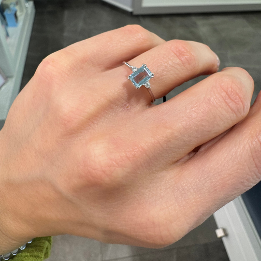 ANELLO ACQUAMARINA