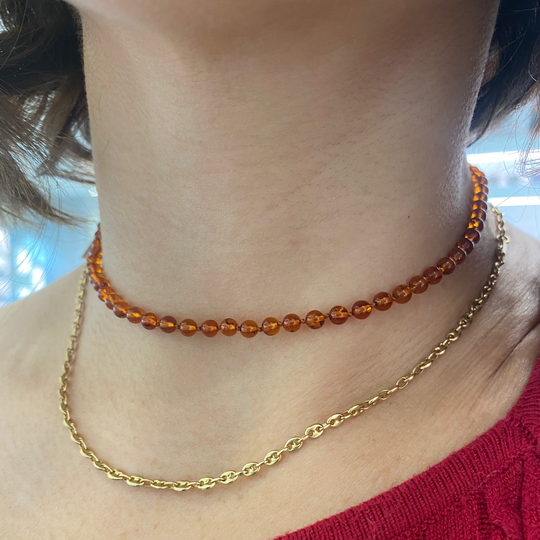 COLLANA AMBRA DEI BIMBI