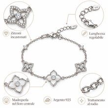 Carica l'immagine nel visualizzatore di Gallery, BRACCIALE TRIS DI FIORI

