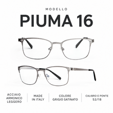 Carica l'immagine nel visualizzatore di Gallery, OCCHIALE DA VISTA PIUMA 16
