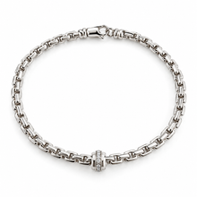 Carica l'immagine nel visualizzatore di Gallery, Bracciale Nodo di Luce in oro bianco 18 carati
