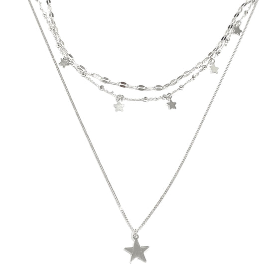 COLLANA MULTIFILO STELLINE
