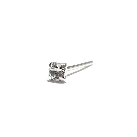 PIERCING NASO IN ARGENTO QUADRATO