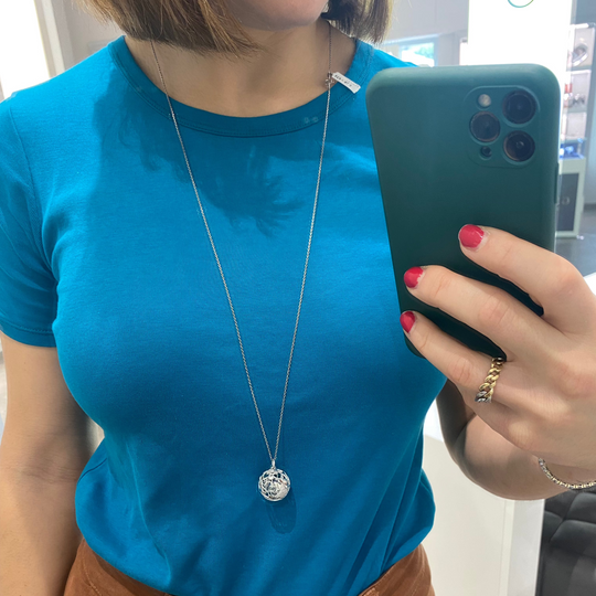 COLLANA CHIAMA ANGELI CON ANGIOLETTO