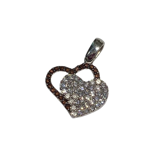 CIONDOLO CUORE DOPPIO